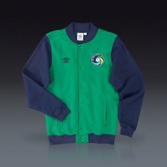 Umbro NEW YORK COSMOS Varsity Fleece Bomber Jacket Size L new with tags - Picture 4 of 10